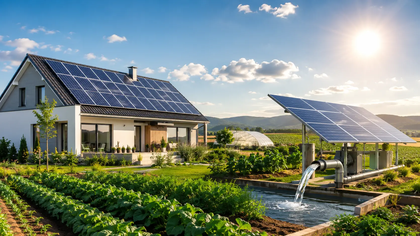 كيف تساعد الطاقة الشمسية في تقليل تكاليف الكهرباء للمنازل والمزارع؟ - Fahd Solar
